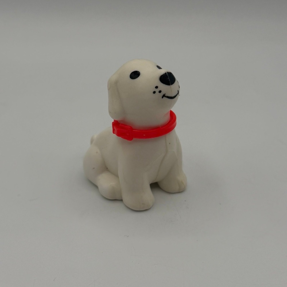 Vintage Little Tikes Dollhouse Loving Family Dog Red Collar Replacement